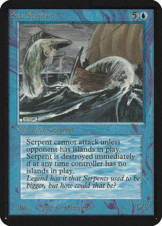 Sea Serpent [Limited Edition Alpha] | Eastridge Sports Cards & Games