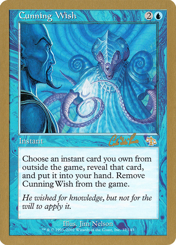 Cunning Wish (Carlos Romao) [World Championship Decks 2002] | Eastridge Sports Cards & Games