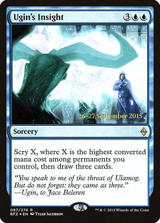 Ugin's Insight [Battle for Zendikar Promos] | Eastridge Sports Cards & Games