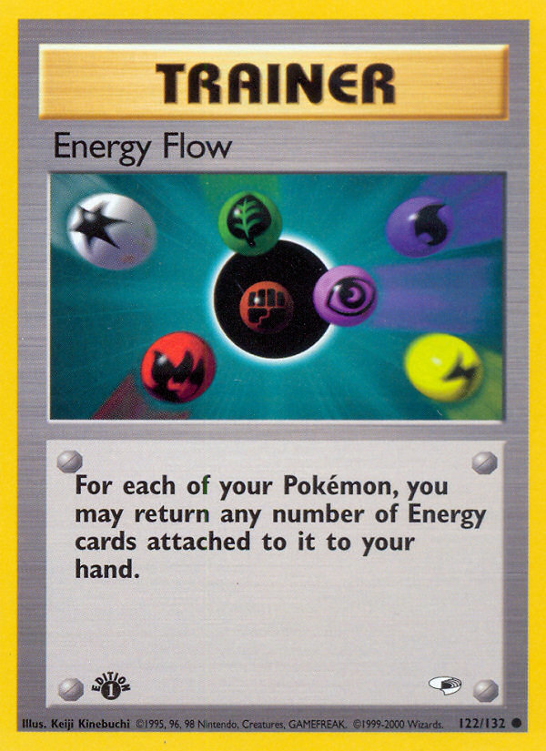 Energy Flow (122/132) [Gym Heroes 1st Edition] | Eastridge Sports Cards & Games