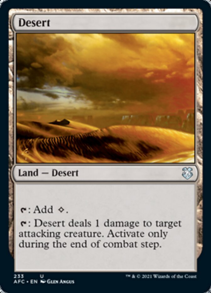 Desert [Dungeons & Dragons: Adventures in the Forgotten Realms Commander] | Eastridge Sports Cards & Games