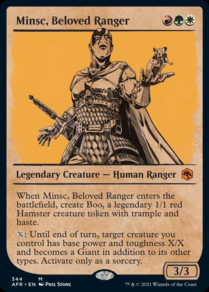 Minsc, Beloved Ranger (Showcase) [Dungeons & Dragons: Adventures in the Forgotten Realms] | Eastridge Sports Cards & Games