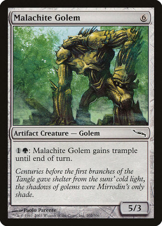 Malachite Golem [Mirrodin] | Eastridge Sports Cards & Games