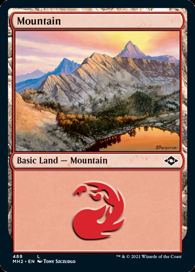 Mountain (488) (Foil Etched) [Modern Horizons 2] | Eastridge Sports Cards & Games