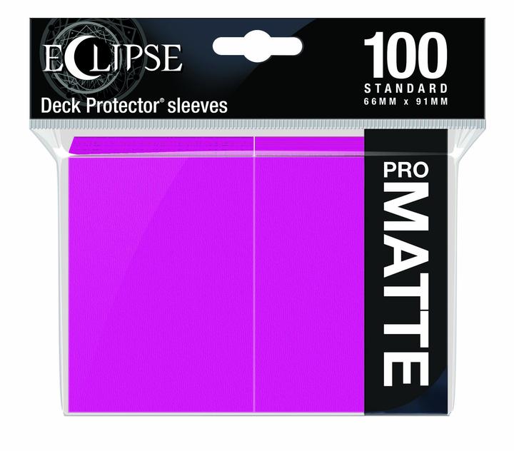 Ultra Pro PRO-Matte Eclipse Hot Pink Standard Deck Protector 100ct | Eastridge Sports Cards & Games