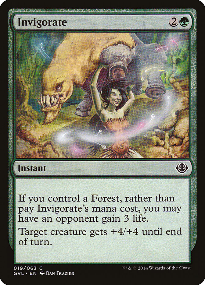 Invigorate (Garruk vs. Liliana) [Duel Decks Anthology] | Eastridge Sports Cards & Games