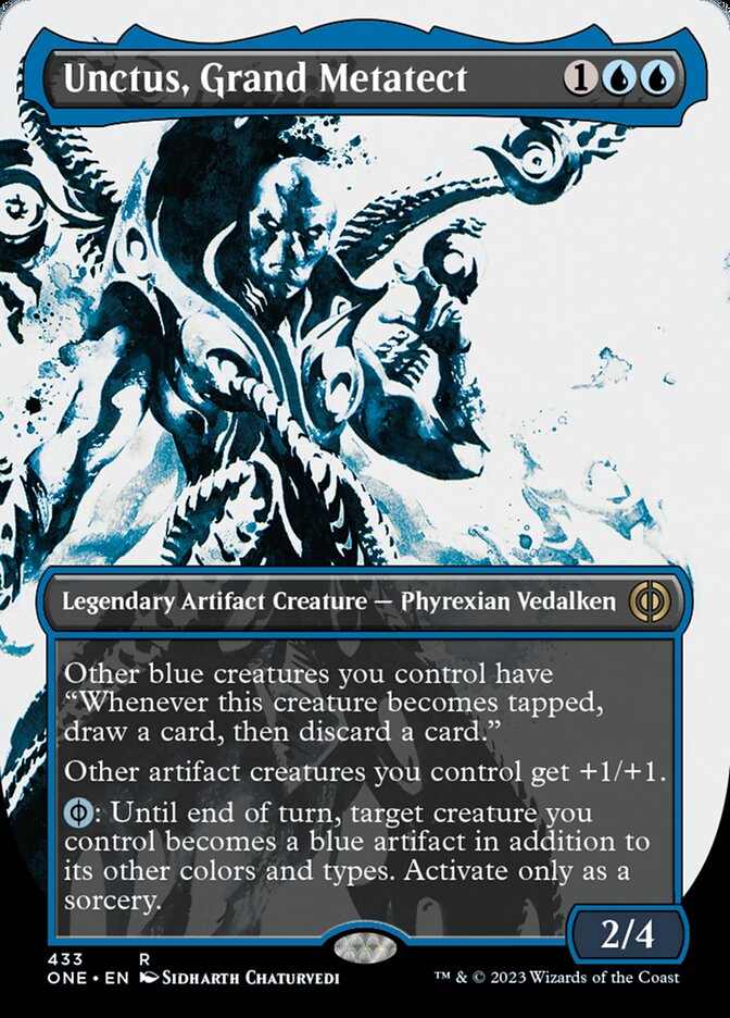 Unctus, Grand Metatect (Borderless Ichor Step-and-Compleat Foil) [Phyrexia: All Will Be One] | Eastridge Sports Cards & Games