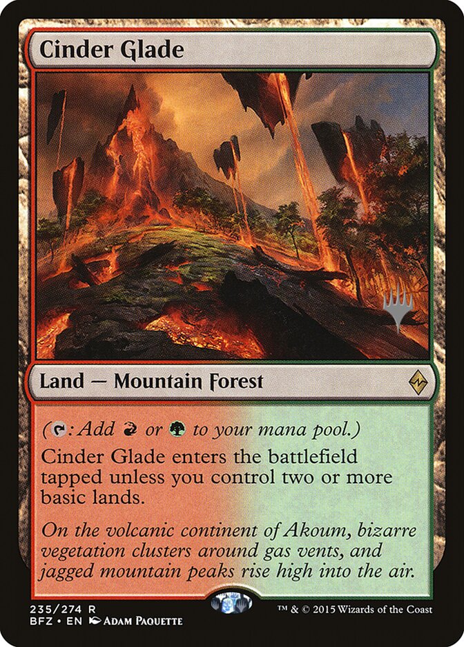 Cinder Glade [Battle for Zendikar Promos] | Eastridge Sports Cards & Games