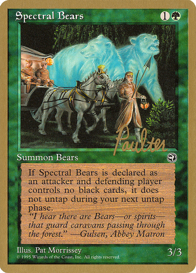 Spectral Bears (Preston Poulter) [Pro Tour Collector Set] | Eastridge Sports Cards & Games