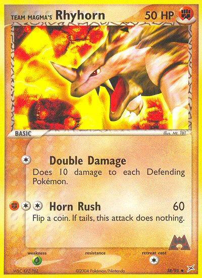 Team Magma's Rhyhorn (38/95) [EX: Team Magma vs Team Aqua] | Eastridge Sports Cards & Games