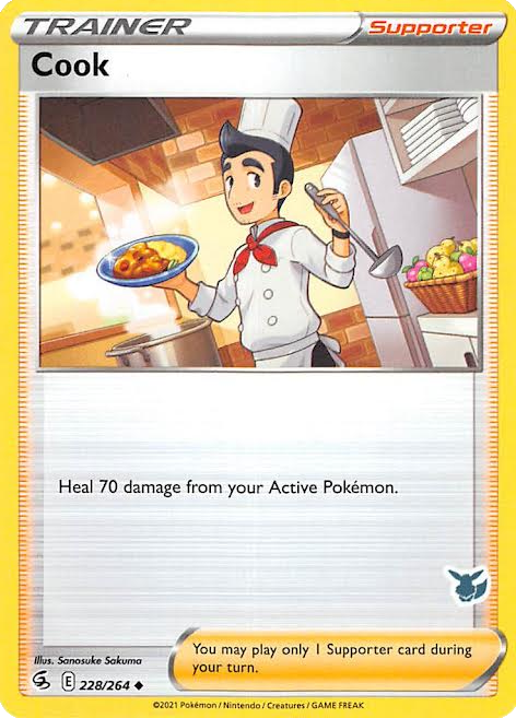 Cook (228/264) (Eevee Deck) [Battle Academy 2022] | Eastridge Sports Cards & Games