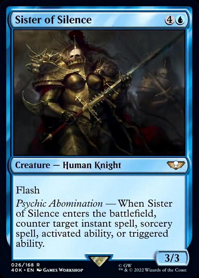 Sister of Silence (Surge Foil) [Universes Beyond: Warhammer 40,000] | Eastridge Sports Cards & Games