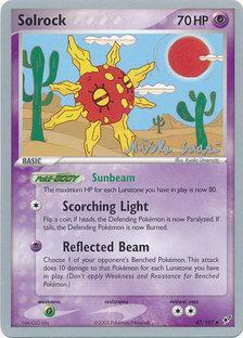 Solrock (47/107) (Suns & Moons - Miska Saari) [World Championships 2006] | Eastridge Sports Cards & Games