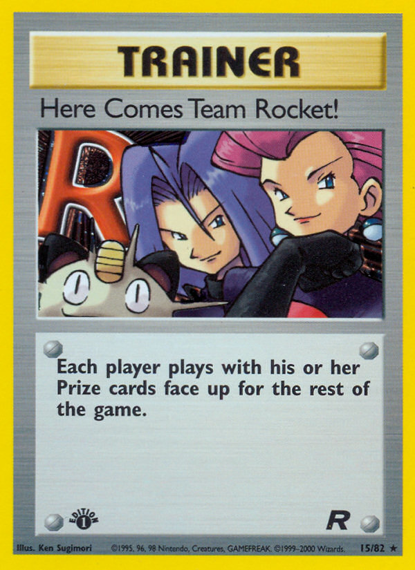 Here Comes Team Rocket! (15/82) [Team Rocket 1st Edition] | Eastridge Sports Cards & Games