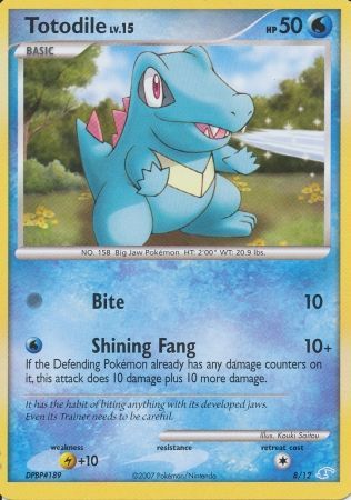 Totodile (8/12) [Diamond & Pearl: Trainer Kit - Manaphy] | Eastridge Sports Cards & Games