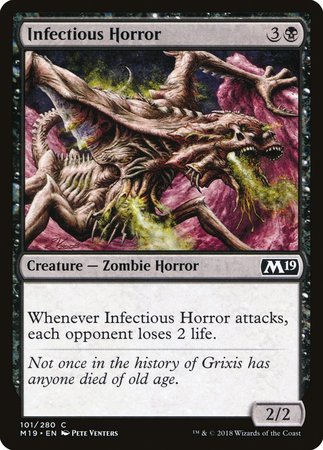 Infectious Horror [Core Set 2019] | Eastridge Sports Cards & Games