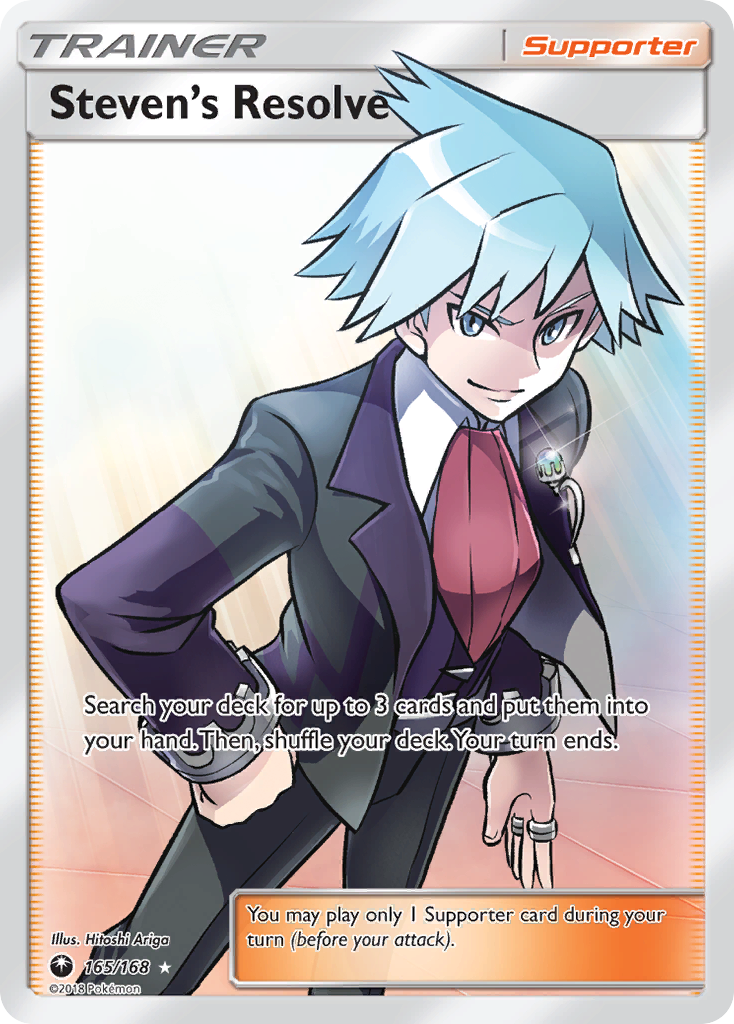 Steven's Resolve (165/168) [Sun & Moon: Celestial Storm] | Eastridge Sports Cards & Games