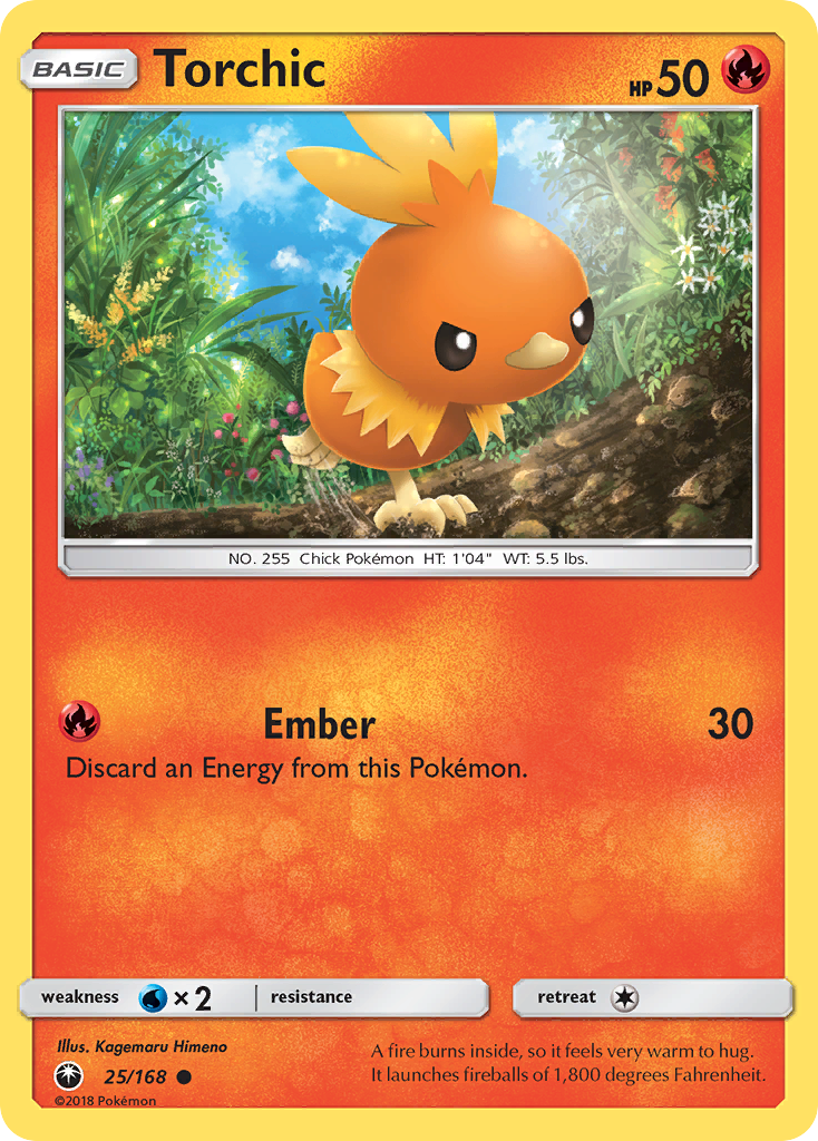 Torchic (25/168) [Sun & Moon: Celestial Storm] | Eastridge Sports Cards & Games