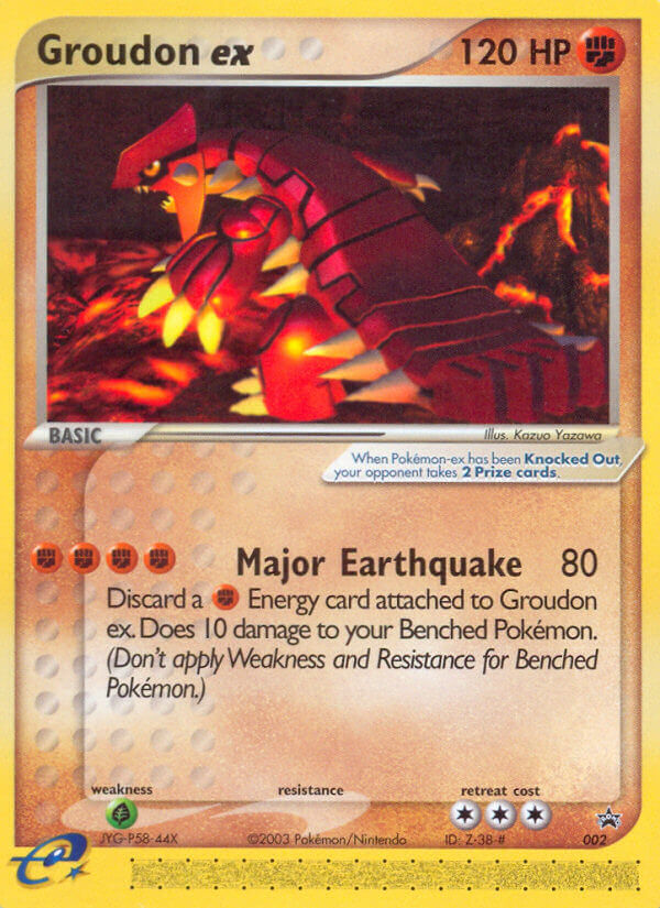 Groudon ex (002) [Nintendo: Black Star Promos] | Eastridge Sports Cards & Games