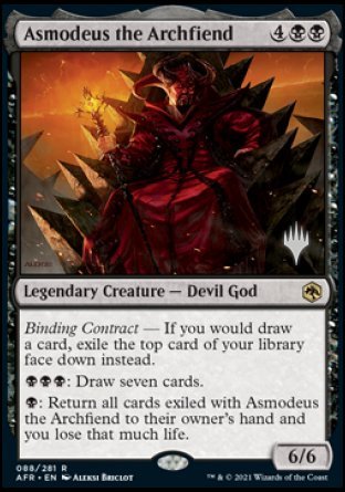 Asmodeus the Archfiend (Promo Pack) [Dungeons & Dragons: Adventures in the Forgotten Realms Promos] | Eastridge Sports Cards & Games