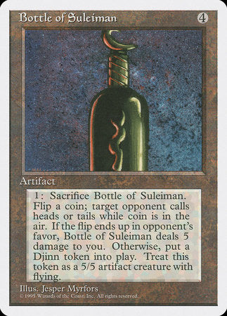 Bottle of Suleiman [Fourth Edition] | Eastridge Sports Cards & Games