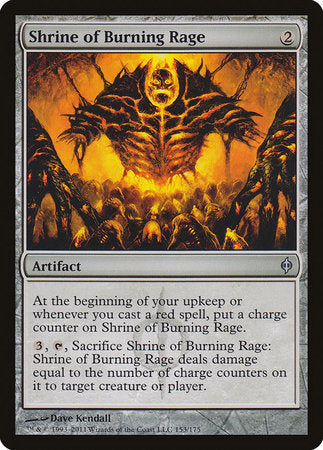 Shrine of Burning Rage [New Phyrexia] | Eastridge Sports Cards & Games