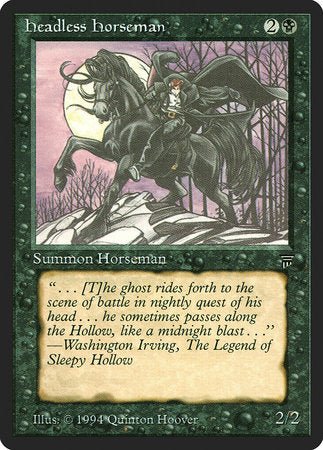 Headless Horseman [Legends] | Eastridge Sports Cards & Games