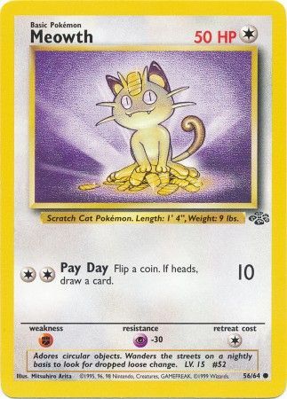 Meowth (56/64) [Jungle Unlimited] | Eastridge Sports Cards & Games