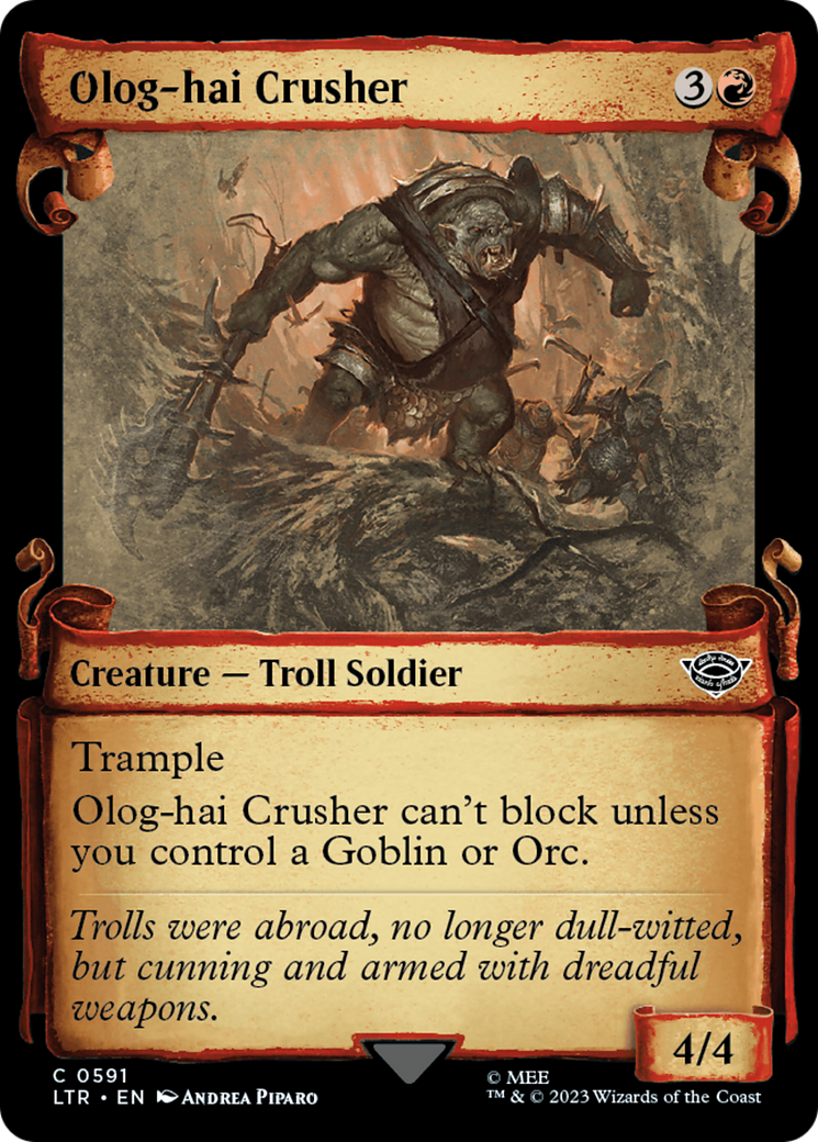 Olog-Hai Crusher [The Lord of the Rings: Tales of Middle-Earth Showcase Scrolls] | Eastridge Sports Cards & Games