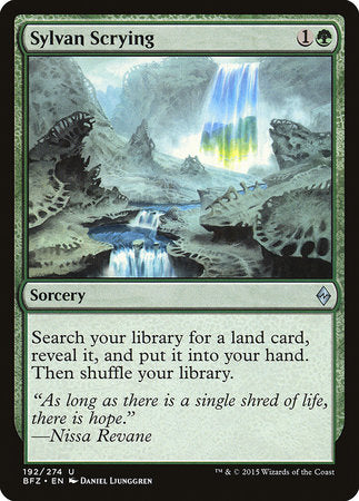 Sylvan Scrying [Battle for Zendikar] | Eastridge Sports Cards & Games