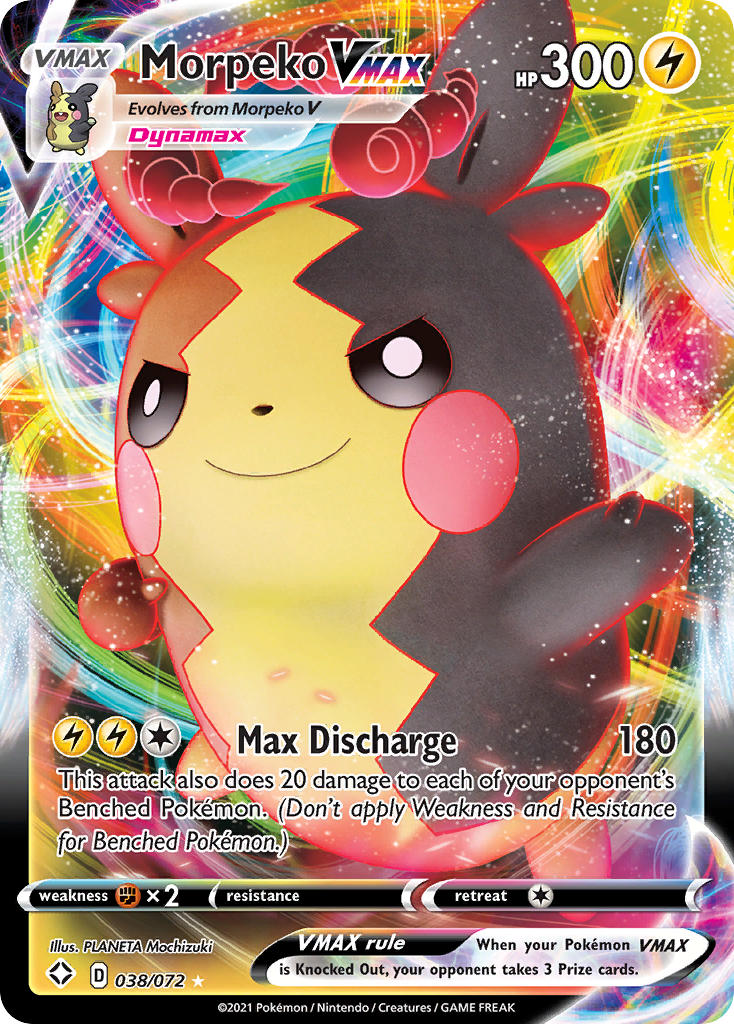 Morpeko VMAX (038/072) [Sword & Shield: Shining Fates] | Eastridge Sports Cards & Games