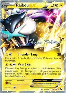 Raikou EX (38/108) (Eeltwo - Chase Moloney) [World Championships 2012] | Eastridge Sports Cards & Games