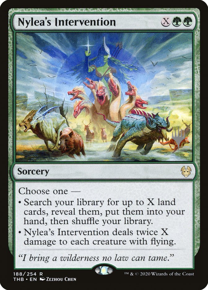 Nylea's Intervention (Promo Pack) [Theros Beyond Death Promos] | Eastridge Sports Cards & Games