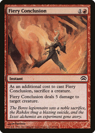 Fiery Conclusion [Planechase 2012] | Eastridge Sports Cards & Games
