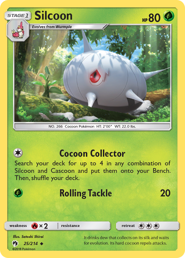 Silcoon (25/214) [Sun & Moon: Lost Thunder] | Eastridge Sports Cards & Games