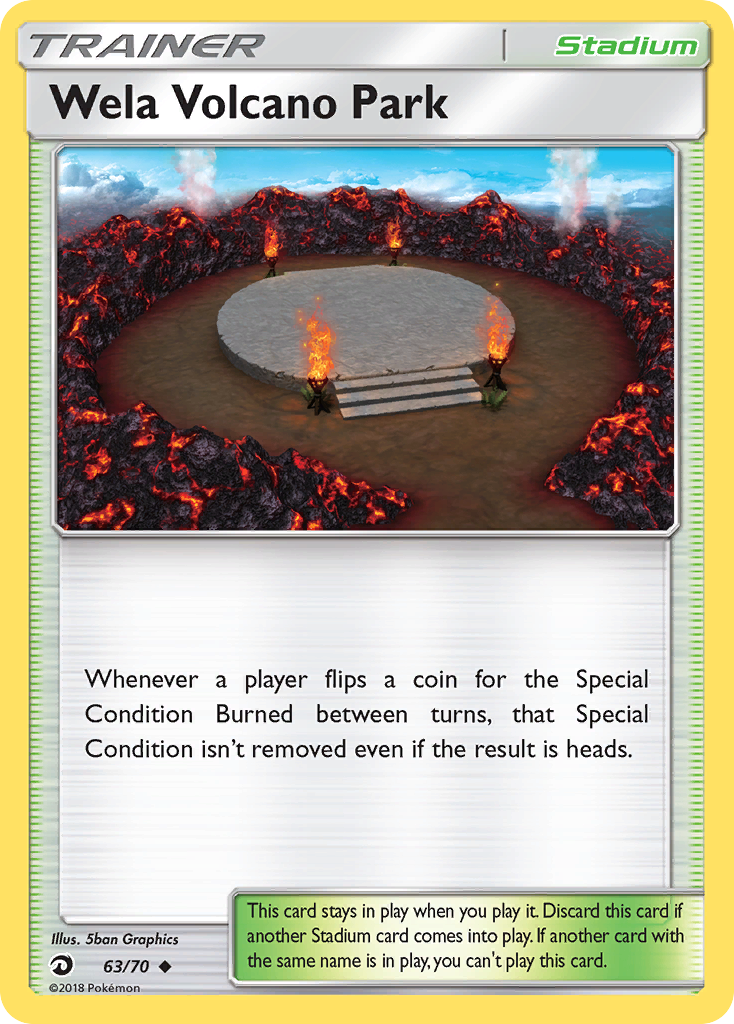 Wela Volcano Park (63/70) [Sun & Moon: Dragon Majesty] | Eastridge Sports Cards & Games