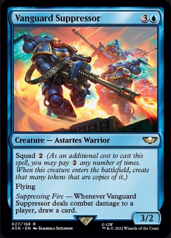 Vanguard Suppressor (Surge Foil) [Universes Beyond: Warhammer 40,000] | Eastridge Sports Cards & Games