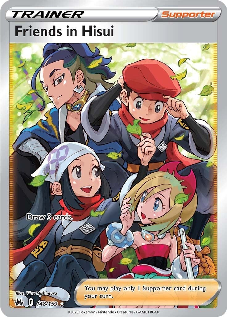 Friends in Hisui (148/159) (Full Art) [Sword & Shield: Crown Zenith] | Eastridge Sports Cards & Games