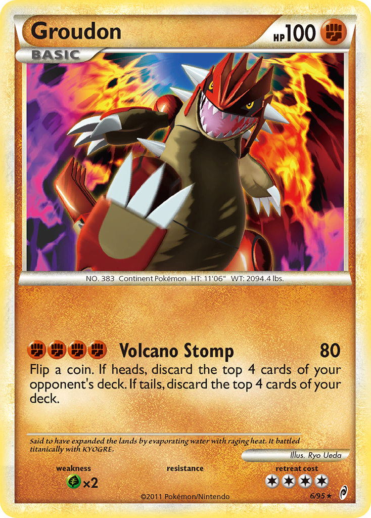 Groudon (6/95) [HeartGold & SoulSilver: Call of Legends] | Eastridge Sports Cards & Games