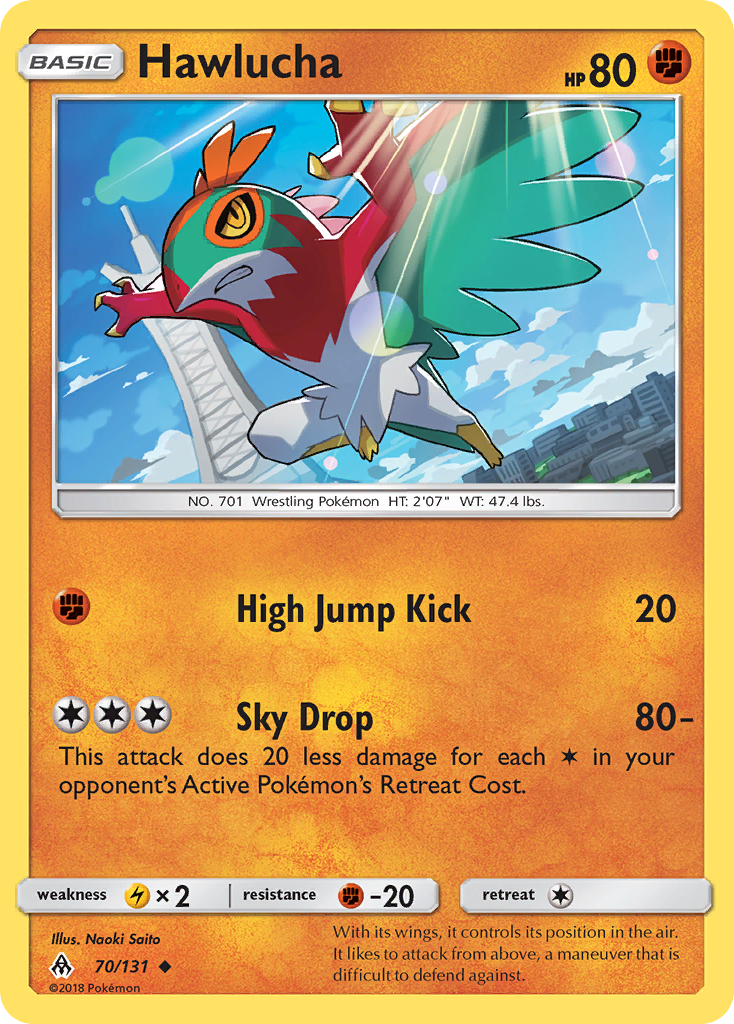 Hawlucha (70/131) [Sun & Moon: Forbidden Light] | Eastridge Sports Cards & Games