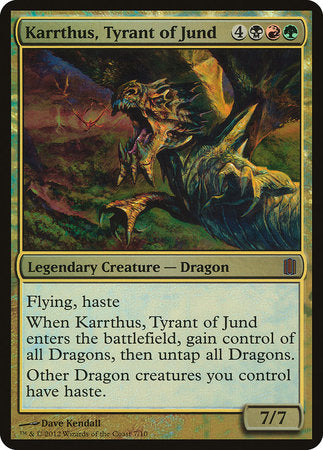 Karrthus, Tyrant of Jund (Commander's Arsenal) [Commander's Arsenal Oversized] | Eastridge Sports Cards & Games