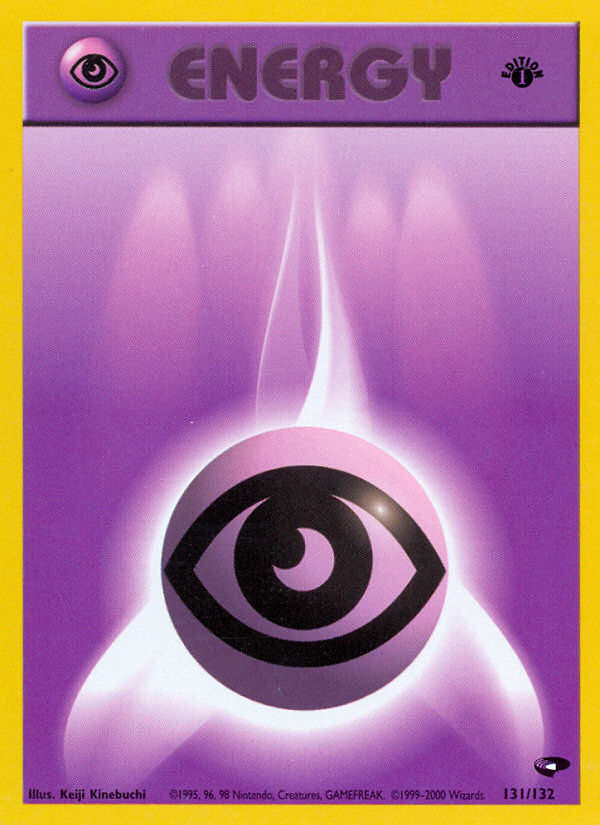 Psychic Energy (131/132) [Gym Challenge 1st Edition] | Eastridge Sports Cards & Games