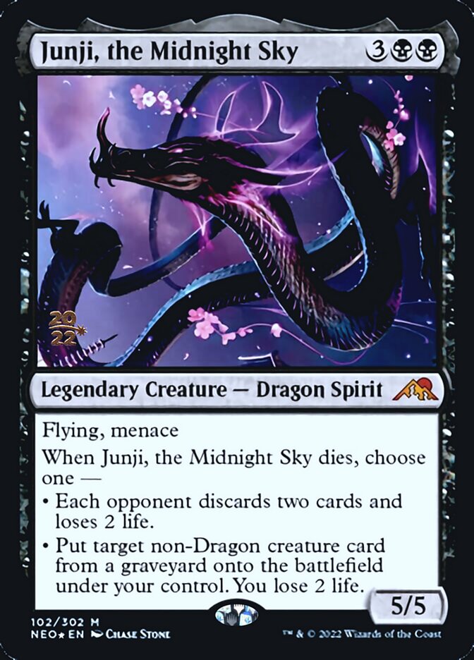 Junji, the Midnight Sky [Kamigawa: Neon Dynasty Prerelease Promos] | Eastridge Sports Cards & Games