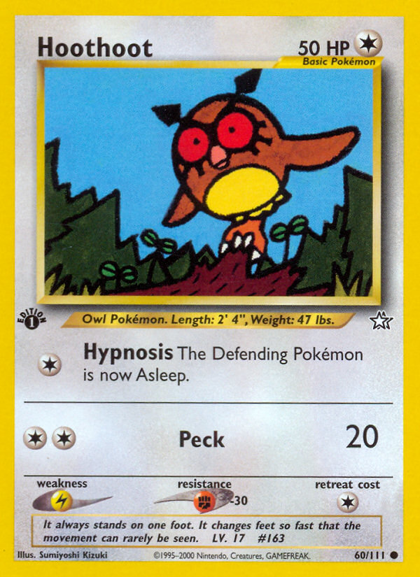 Hoothoot (60/111) [Neo Genesis 1st Edition] | Eastridge Sports Cards & Games