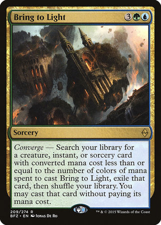 Bring to Light [Battle for Zendikar] | Eastridge Sports Cards & Games