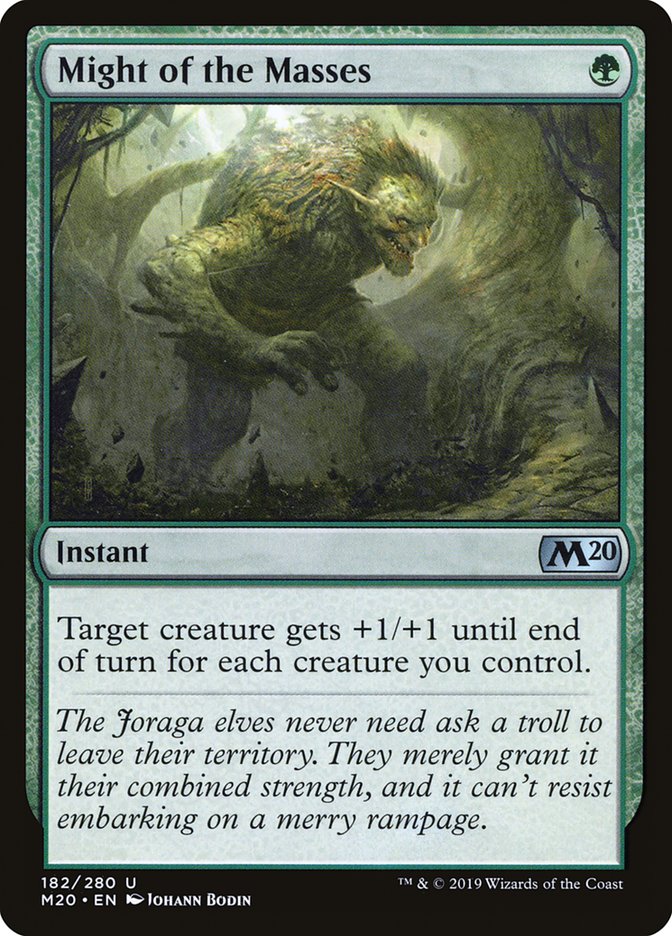 Might of the Masses [Core Set 2020] | Eastridge Sports Cards & Games