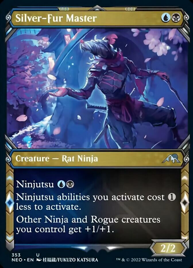 Silver-Fur Master (Showcase Ninja) [Kamigawa: Neon Dynasty] | Eastridge Sports Cards & Games