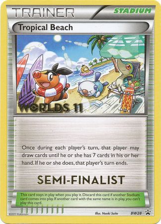 Tropical Beach (BW28) (Semi Finalist) [Black & White: Black Star Promos] | Eastridge Sports Cards & Games