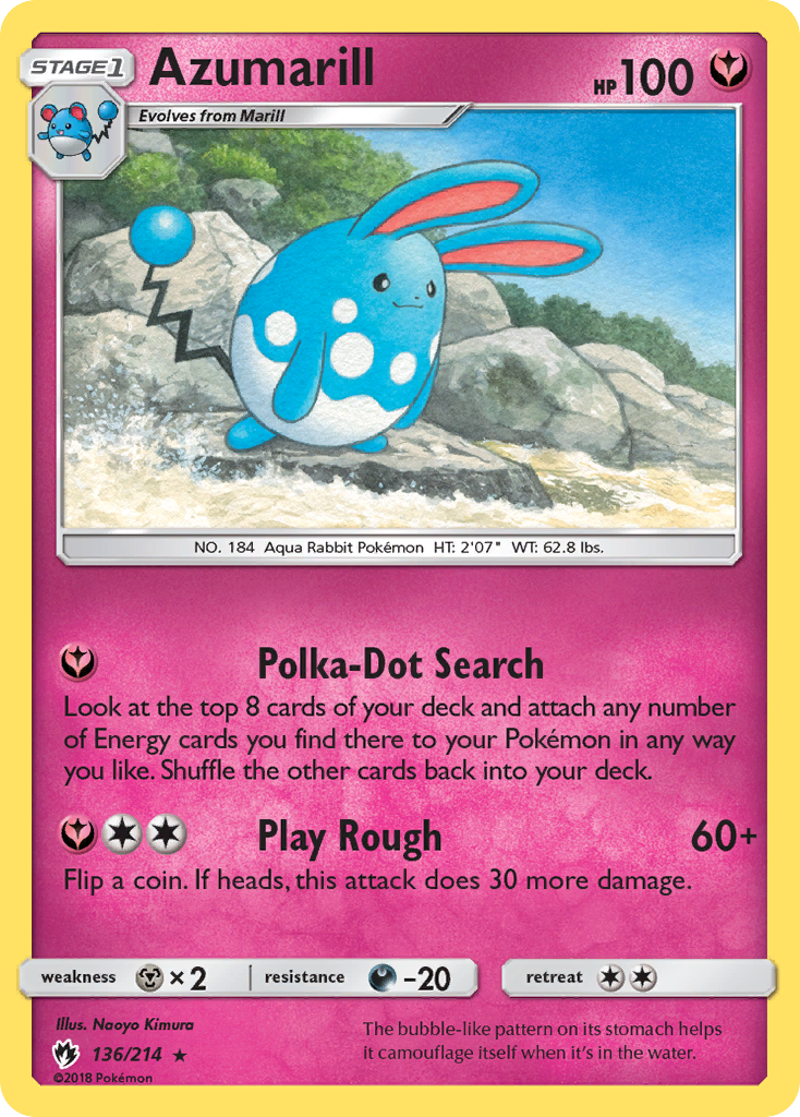 Azumarill (136/214) [Sun & Moon: Lost Thunder] | Eastridge Sports Cards & Games