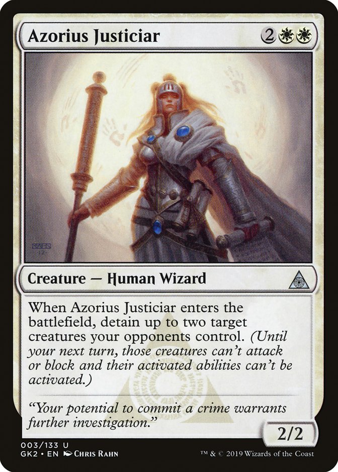 Azorius Justiciar [Ravnica Allegiance Guild Kit] | Eastridge Sports Cards & Games